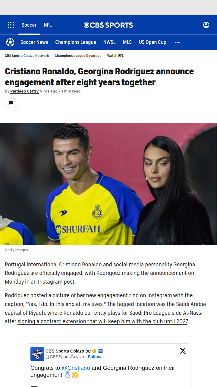 CR7 Pops the Question in Riyadh!