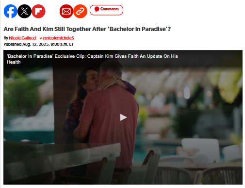 Faith & Kim’s Paradise Exit: Real Love or Just TV? 🌴