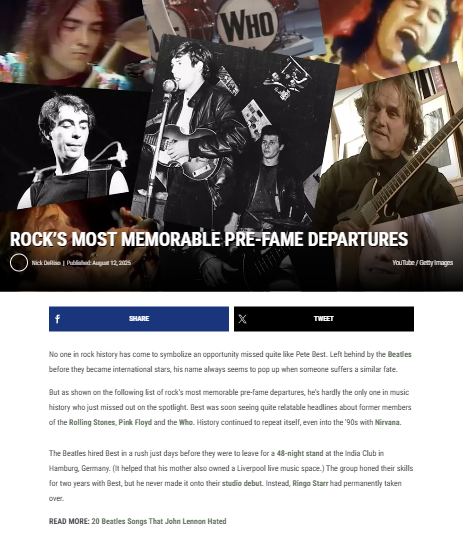 Missed Fame: Rock Band Members Who Left Too Soon 🎸