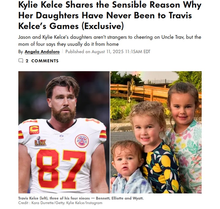 Kylie Kelce’s Girls Still Haven’t Seen Chiefs Uncle 🏈