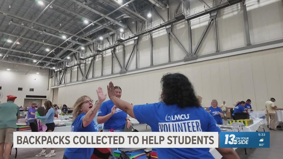 Grand Rapids rallies for 10,000+ backpacks