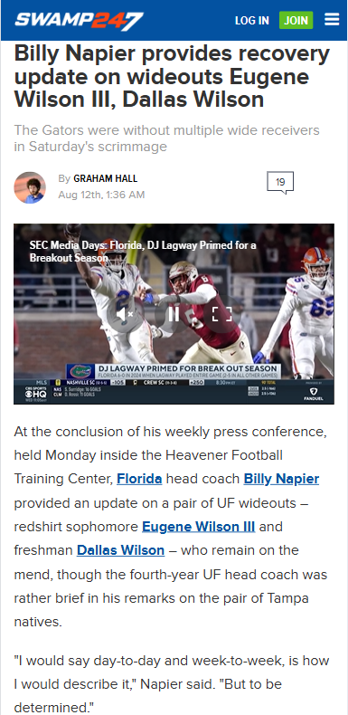 Gators wide receiver shakeup: Who’s stepping up?
