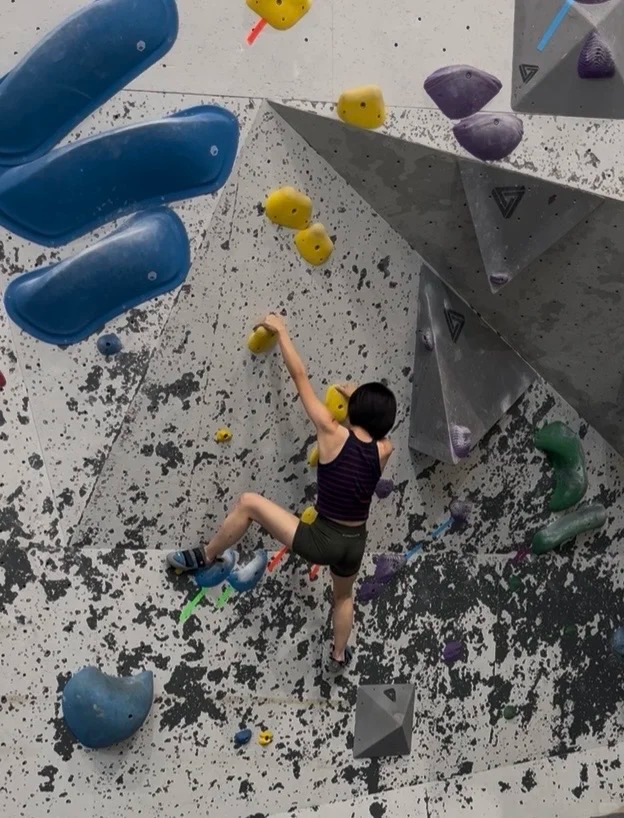 New to climbing, but still somehow looking cool.