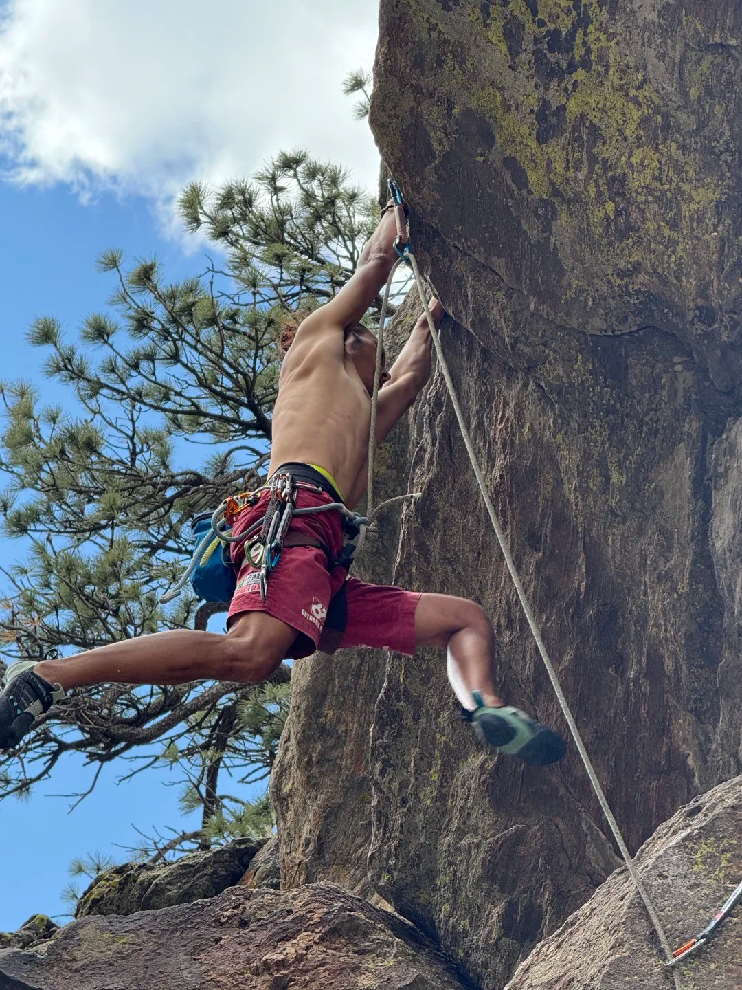 Colorado climbing day—guess the grade!
