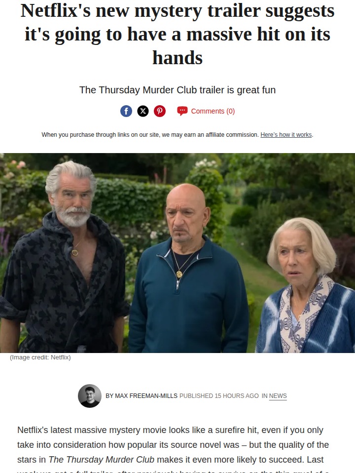Helen Mirren Steals the Show in Netflix Whodunit 🔍