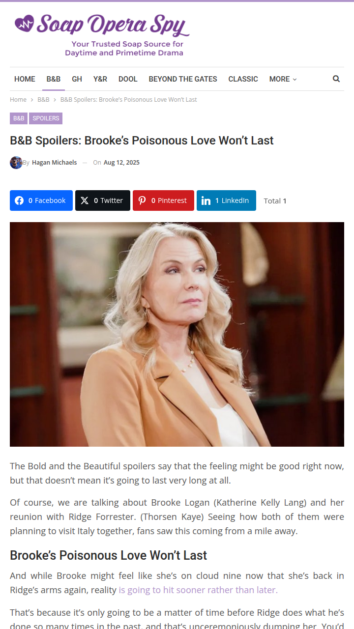 Brooke & Ridge Drama: Is Bridge Cursed? 💔