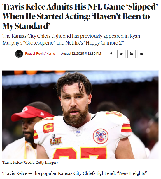 Travis Kelce’s NFL Focus vs. Hollywood 🎬