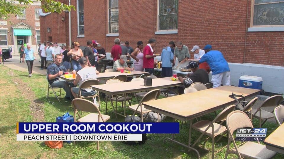 Erie’s downtown cookout brings neighbors together