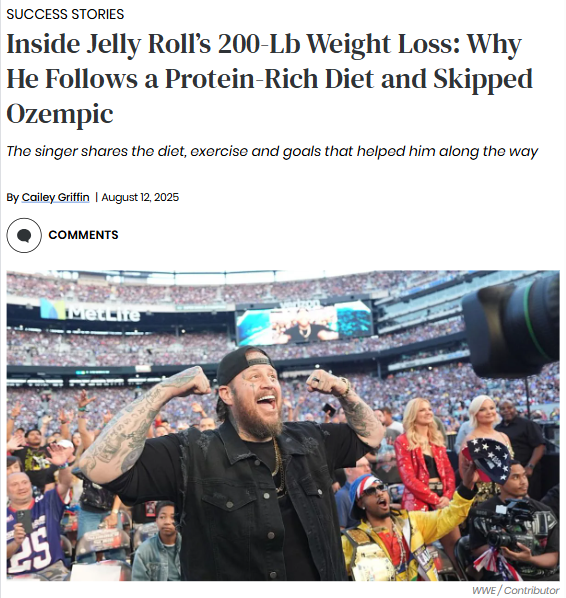 Jelly Roll’s Epic 200-Lb Weight Loss Secrets