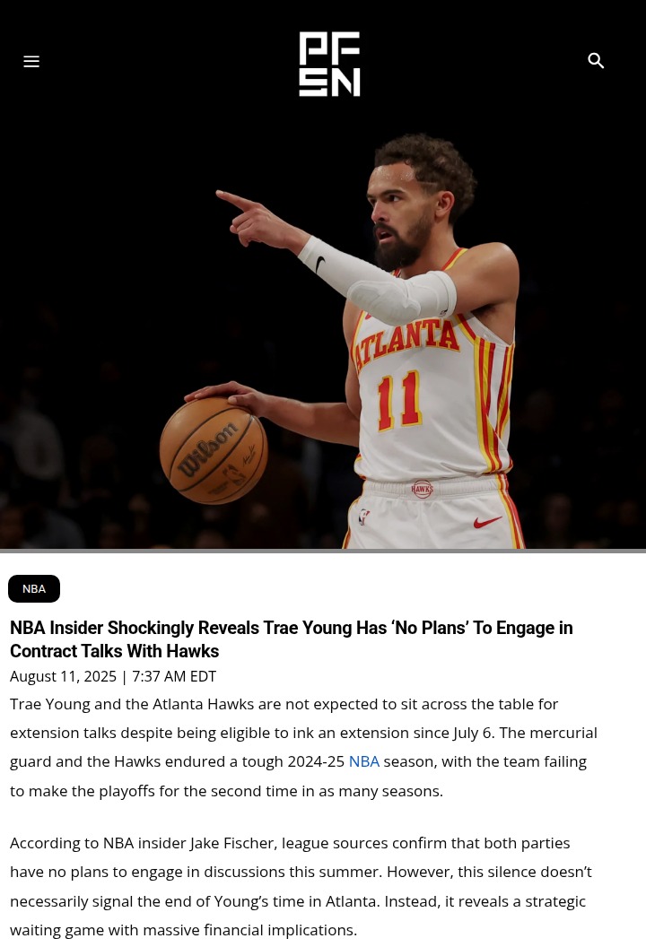 Ice Trae & Hawks: Contract Standoff Heats Up