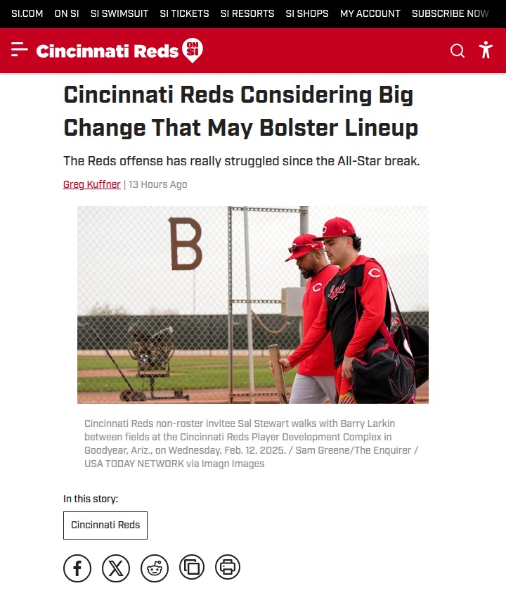 Reds fans: Is it time to call up the kids?