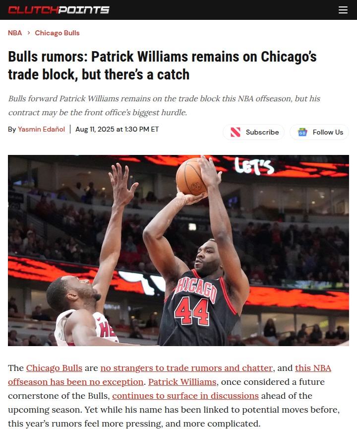 Is Pat Will Still a Fit for the Bulls?