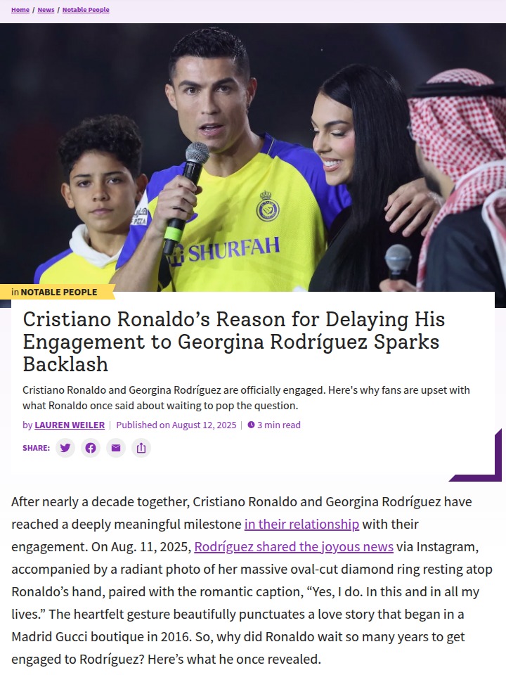 CR7’s ‘Click’ Comment Divides Fans