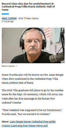Erie’s biggest Hall of Fame class ever!