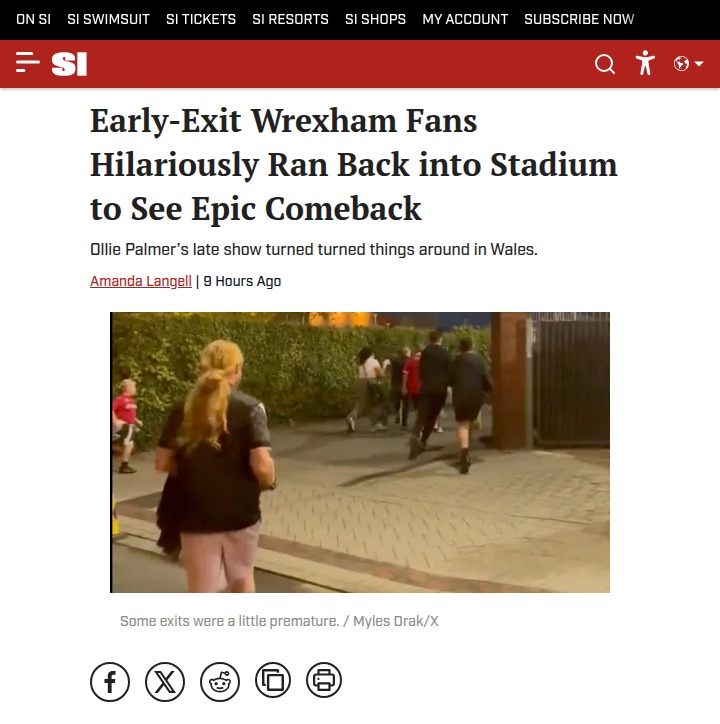 Red Dragons Fans’ Wild Comeback Dash!