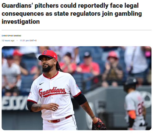 Guardians pitchers face legal heat in Ohio