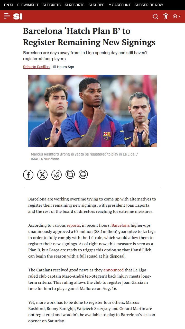 Barça’s Plan B: Will Flick Get His Full Squad?