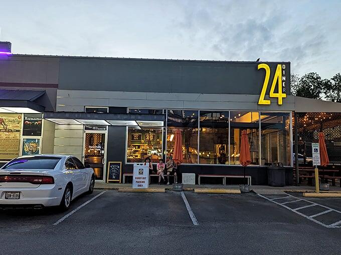 Austin’s 24 Diner: Eggs Benedict anytime