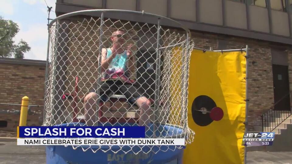 Craig Flint Takes the Dunk Tank Plunge!