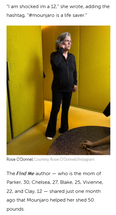 Rosie O’Donnell’s Size 12 Shock!