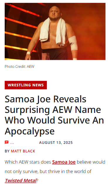 Mox & Serpentico: AEW’s Apocalypse Survivors?