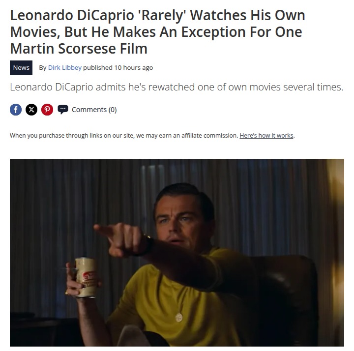 Leo DiCaprio’s Surprising Movie Pick 🎬