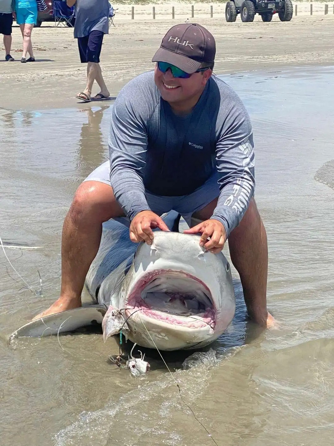 Guy caught 9-foot shark with a DRONE?! 🤯
