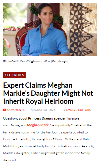 Royal Tiara Drama: Who Gets Diana’s Sparkle?