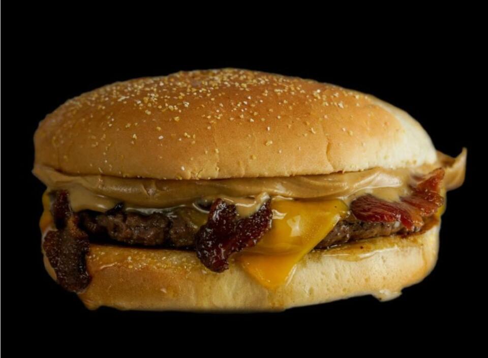 Eugene’s wildest burger: Peanut butter & bacon!
