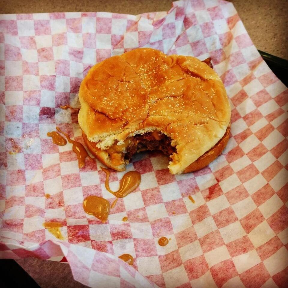 Eugene’s wildest burger: Peanut butter & bacon!