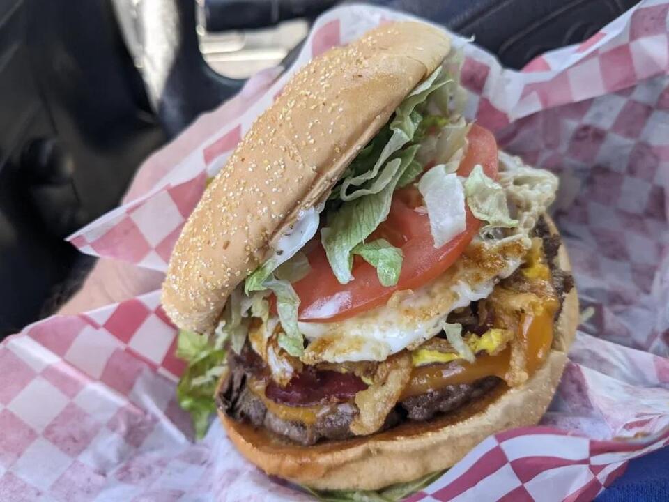 Eugene’s wildest burger: Peanut butter & bacon!
