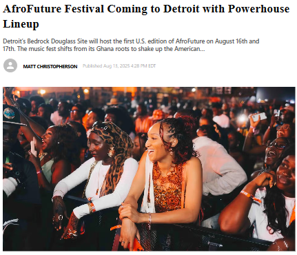 AfroFuture Fest Hits Detroit: Don’t Miss Out!
