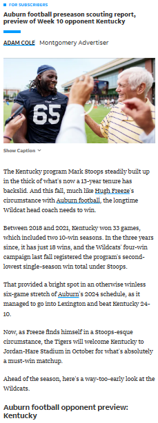Auburn vs Kentucky: Must-Win Showdown Looms