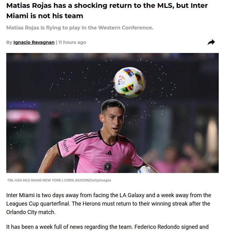 Rojas Joins Timbers, Not Back With Herons!