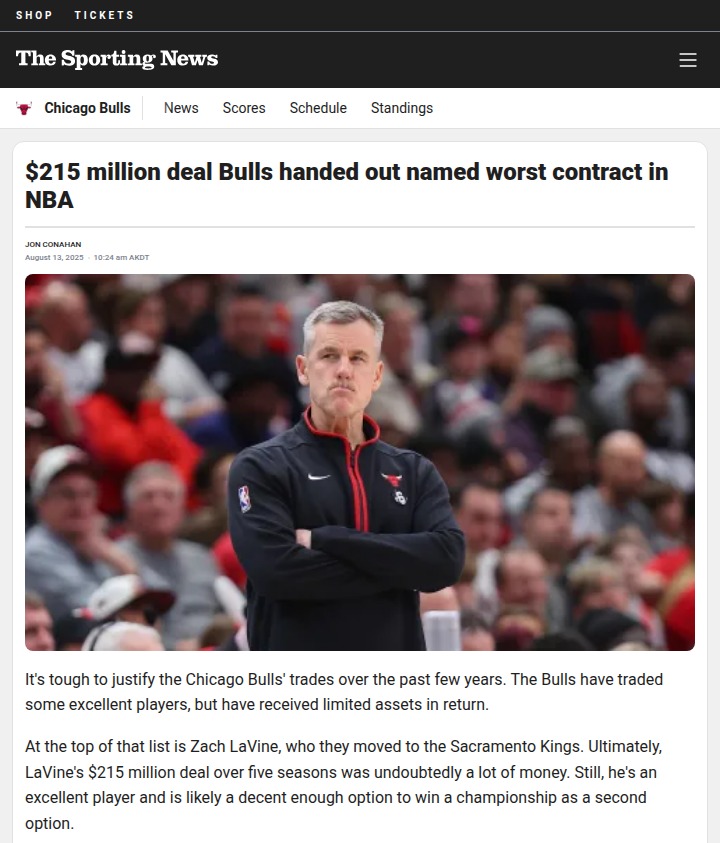 LaVine’s $215M Bulls Deal: Overpaid or Underrated?