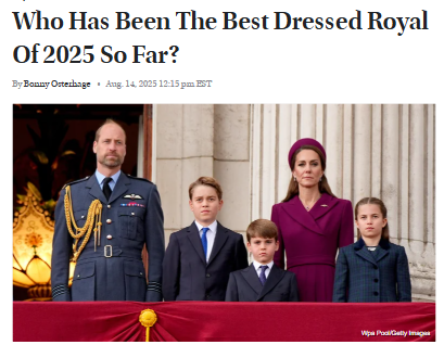 Royals’ 2025 Fashion Glow-Ups Are Wild