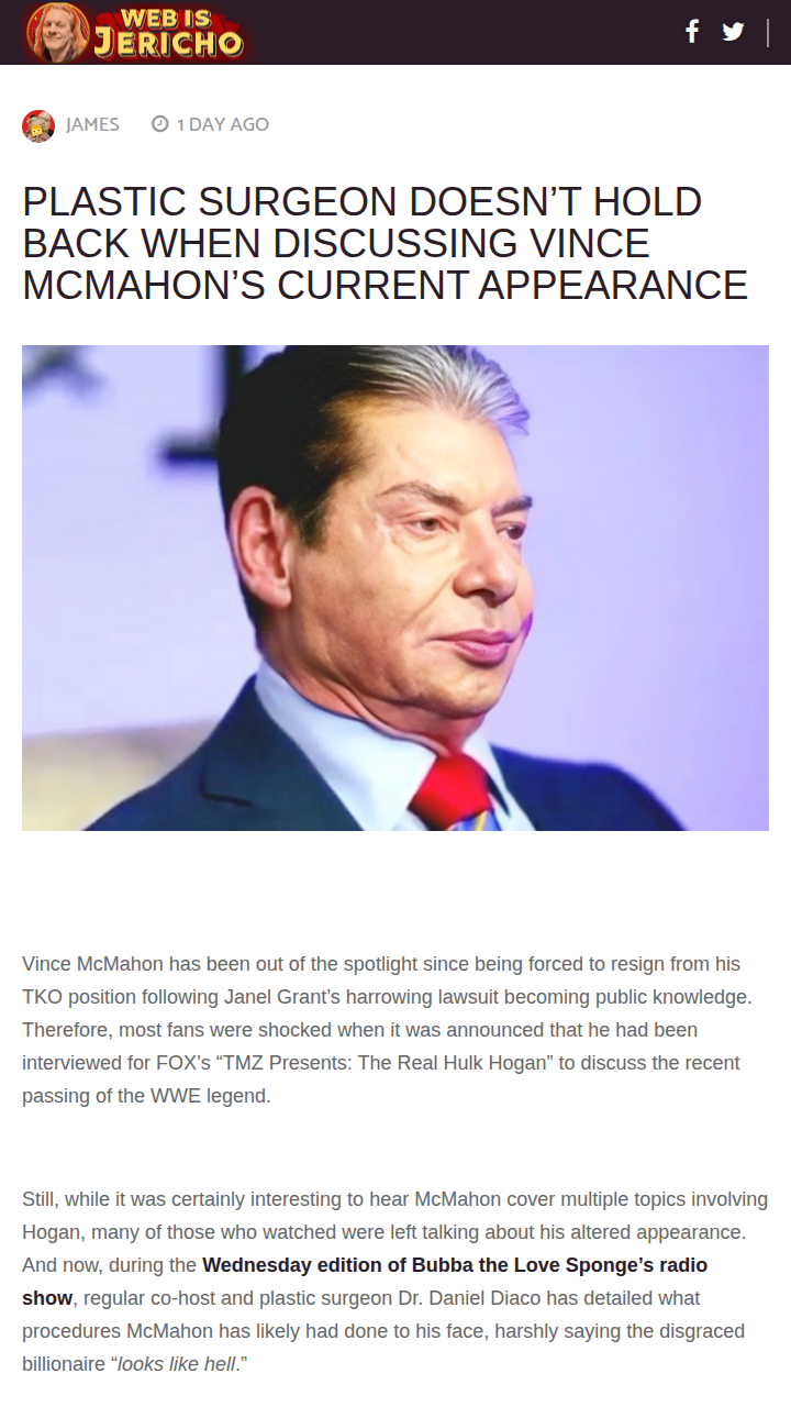 Vince’s New Look Shocks WWE Universe