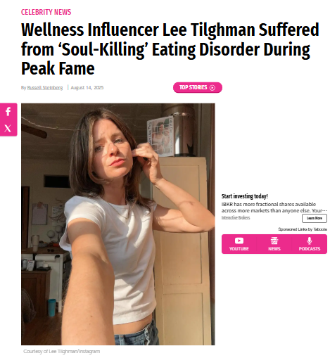 Wellness Influencer’s Insta Fame Nearly Broke Her