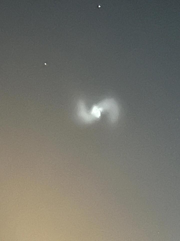 UFO? Nope, Just a Rocket Spiral!