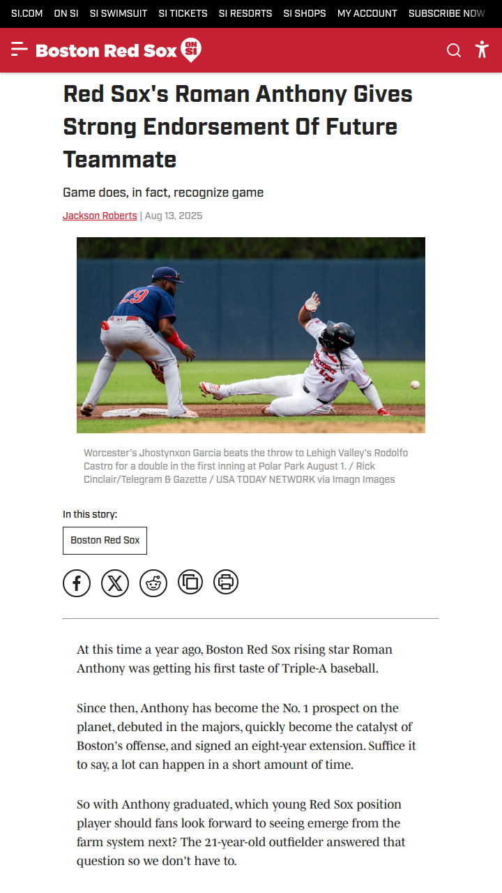Red Sox fans, meet your next breakout star