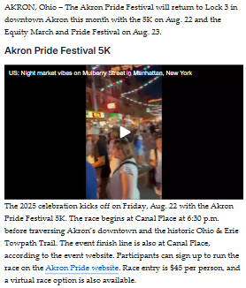 Akron Pride Festival brings big names downtown