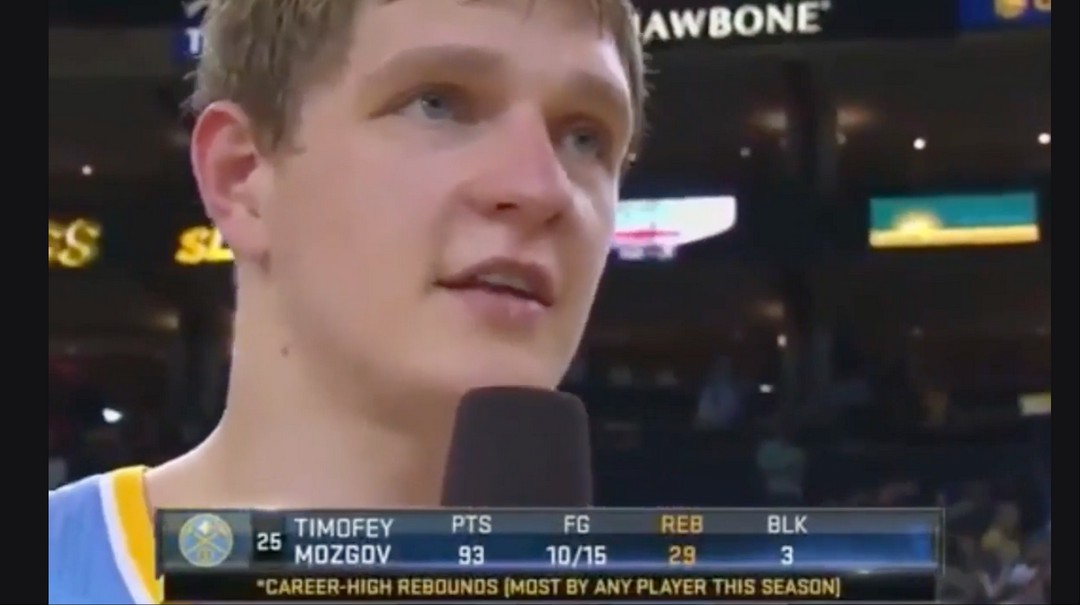 “It Just Good Night.” — Timofey Mozgov After Dropping 93 and 29