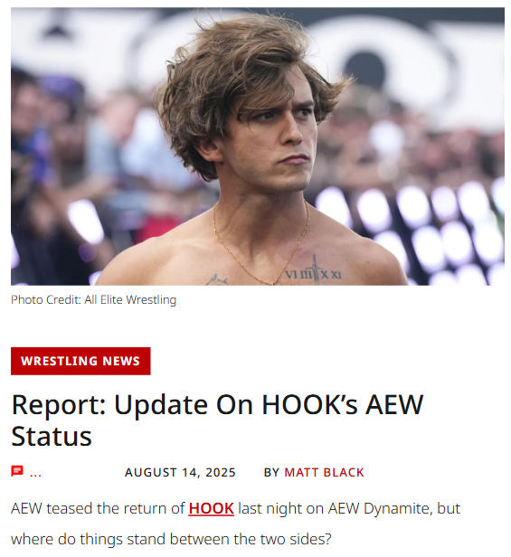HOOK’s Big AEW Comeback: Contract Locked!