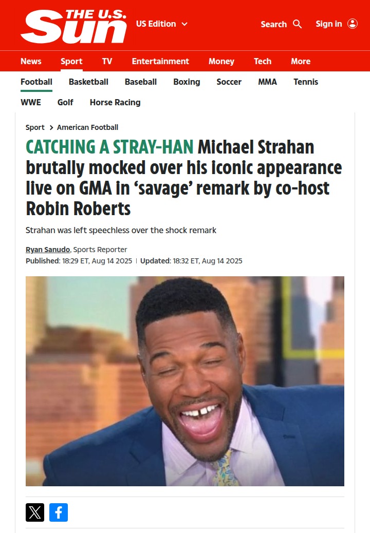 Strahan’s Tooth Gap Gets a Savage Shoutout