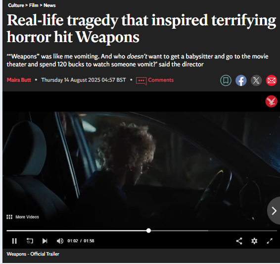 Weapons’ Shocking True Story Revealed 😱