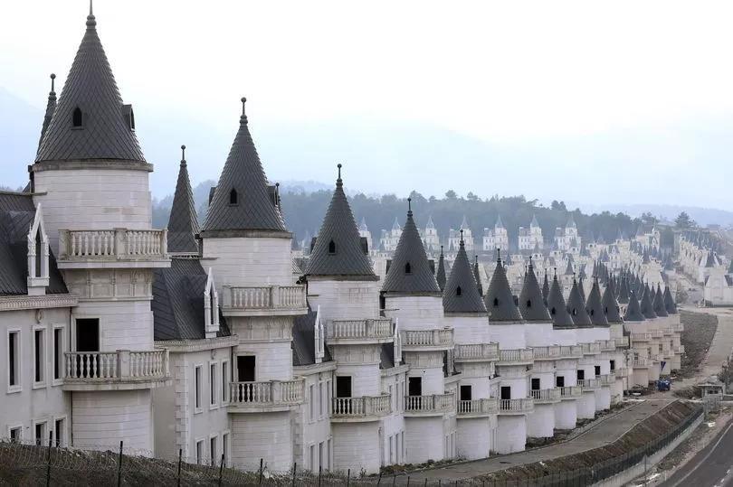 Disney Castle Ghost Town IRL?!