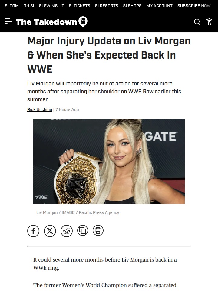 Liv Morgan Injury Shakes Up WWE Storylines