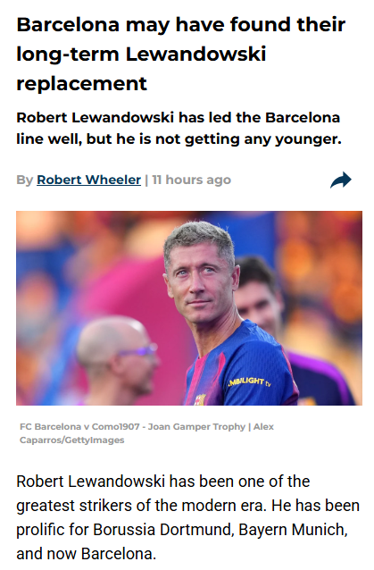 Barca Eyes Vlahović as Lewy’s Heir?