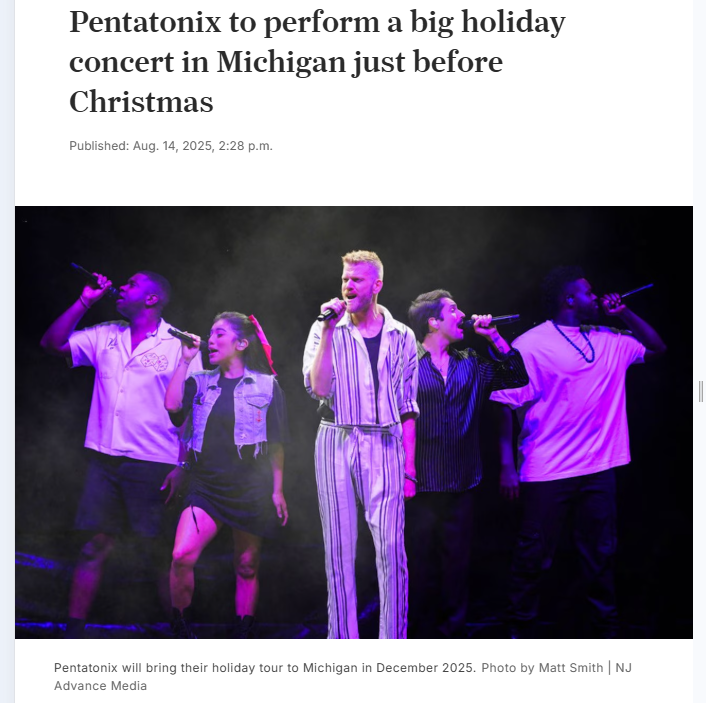 Pentatonix brings holiday magic to Detroit