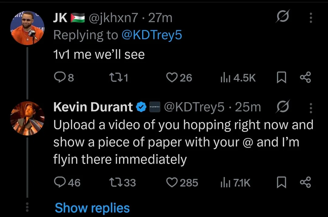 Kevin Durant Was Ready To 1v1 A Fan On The Spot